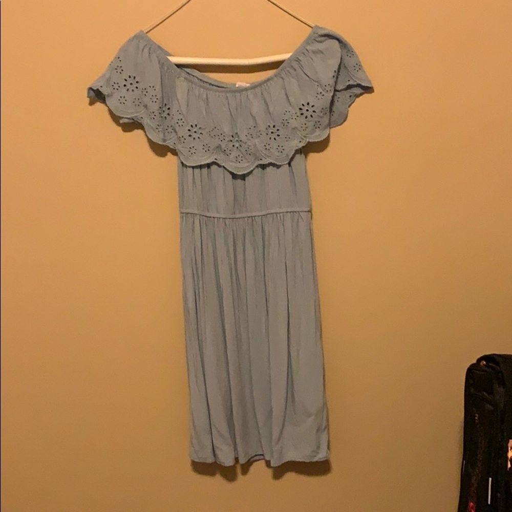 Blue dress